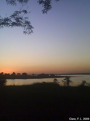 Sunset during a filed expedition at the Rio Grande