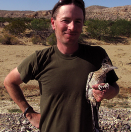 Michael MacDonal and one of his research sujects
